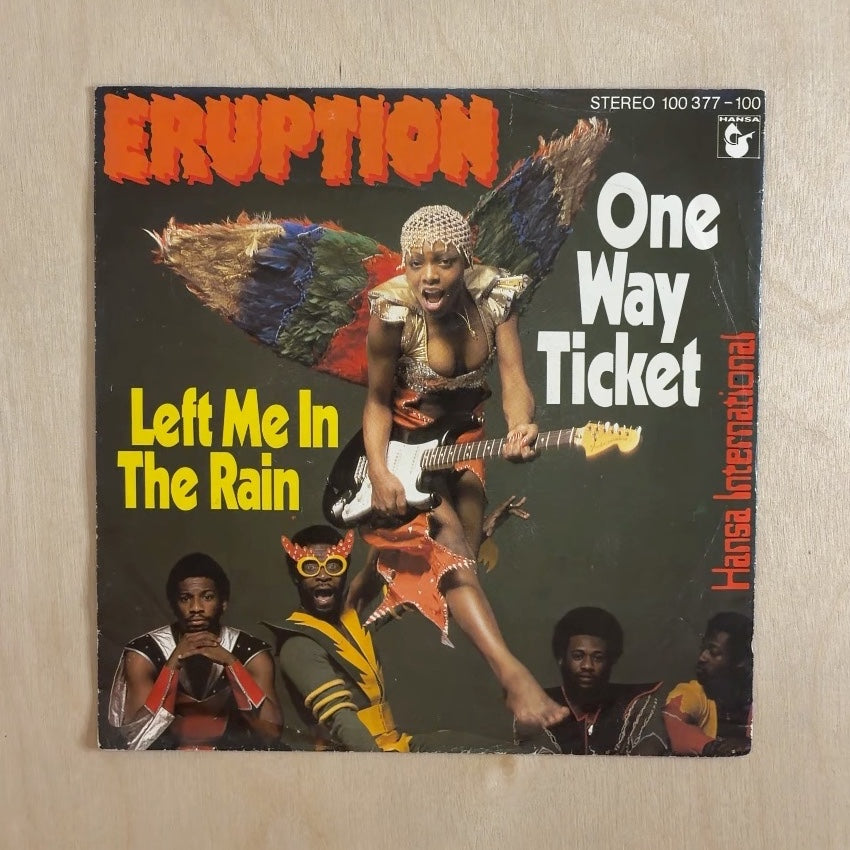 Eruption – One Way Ticket / Left Me In The Rain – front cover