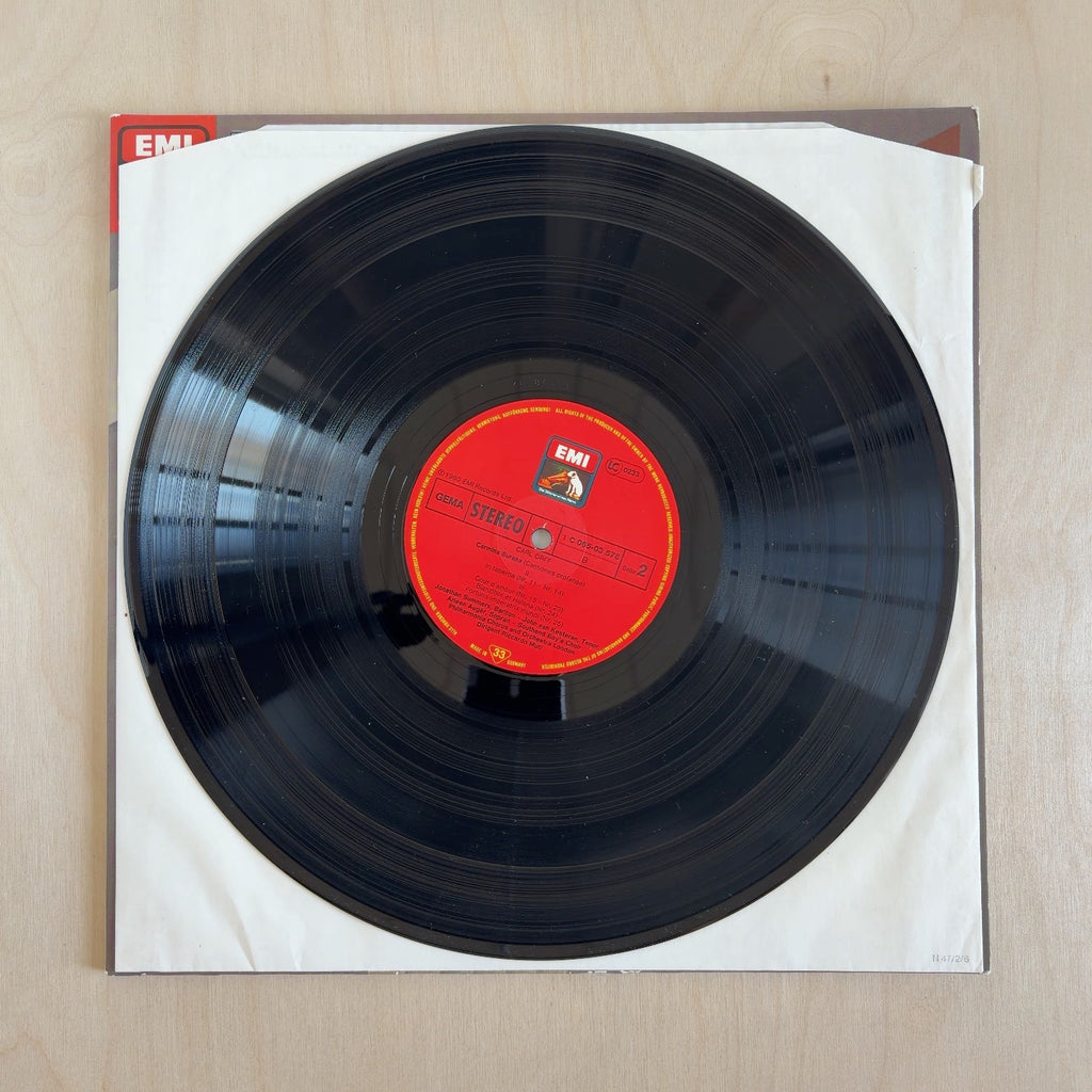 Carl Orff, Riccardo Muti – Carmina Burana – record label