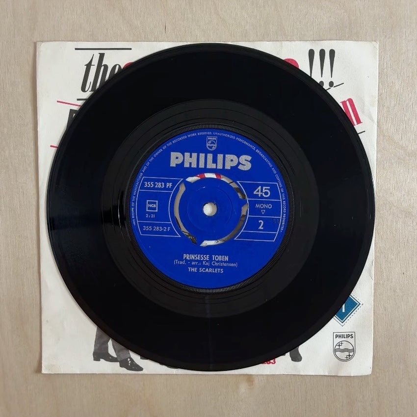 The Scarlets – Bondeorglet / Prinsesse Toben – record label
