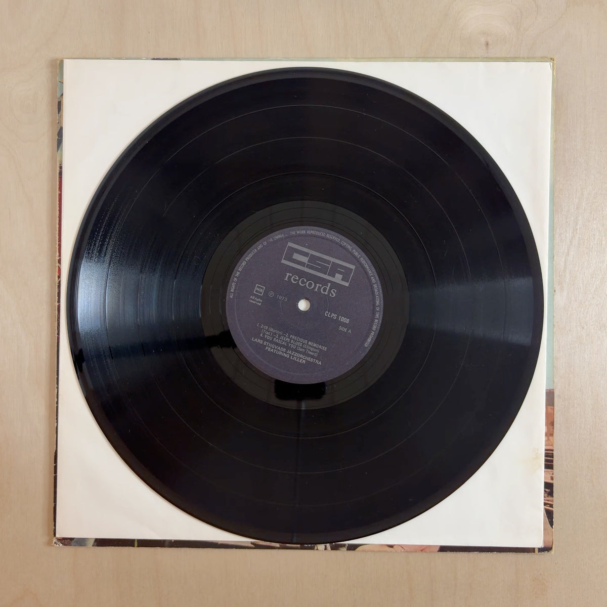 Lars Stiigvad's Jazzorkester, Bjarne "Liller" Pedersen – 2:19 – record label
