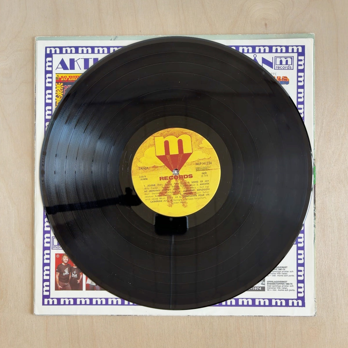 Tania – Don't Cry For Me Argentina – record label