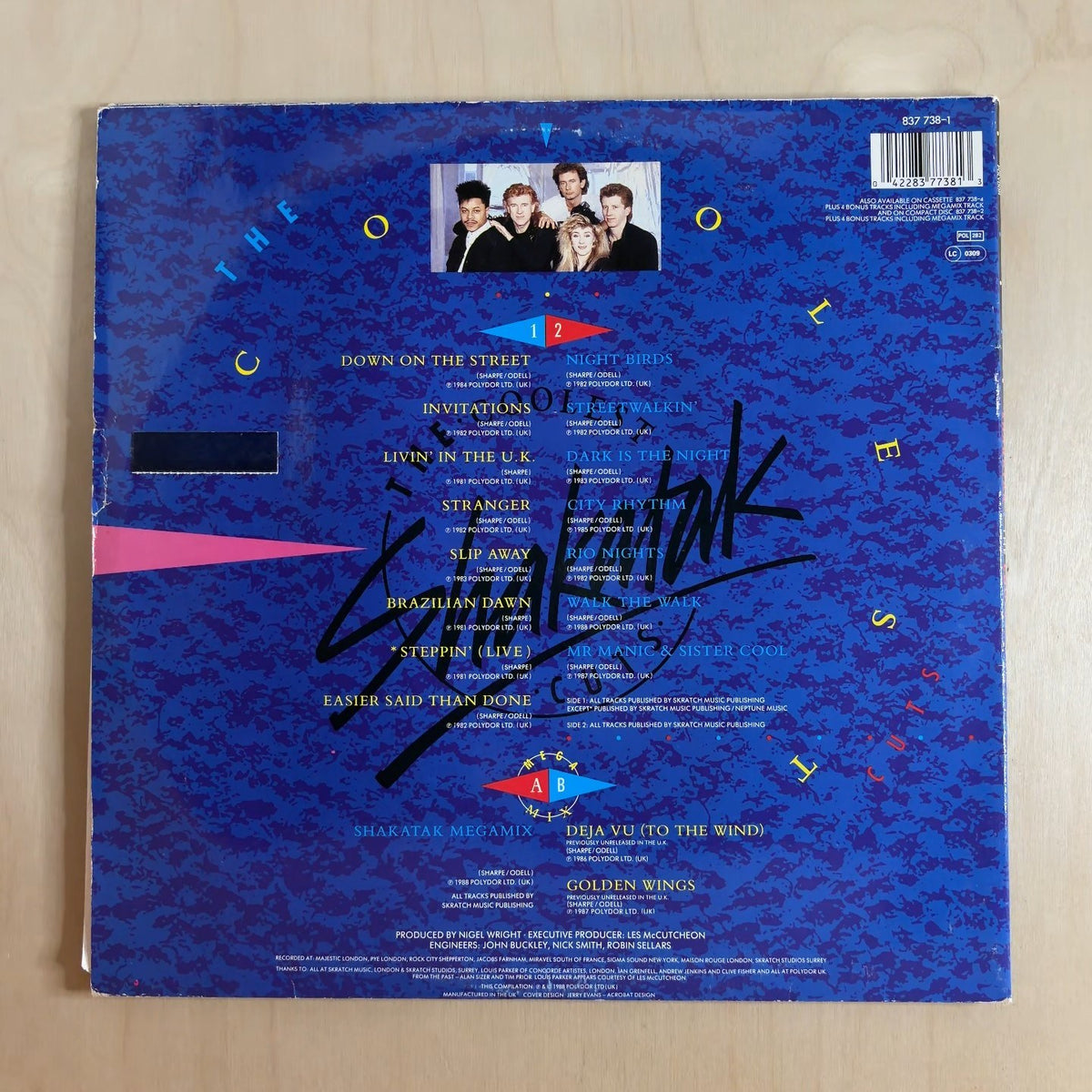 Shakatak – The Coolest Cuts – back cover