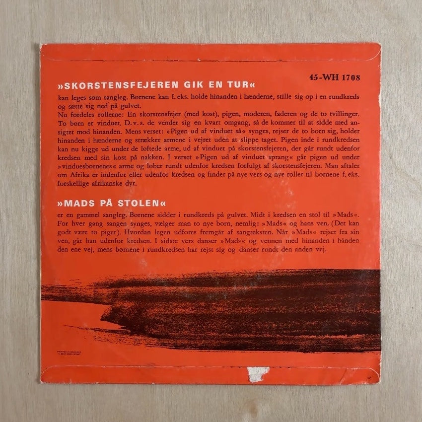 Linda Ley, Liselotte Ley, Birgit Rasmussen, Hans-Henrik Ley – Skorstensfejeren Gik En Tur / Nu Sidder Mads På Stol – back cover