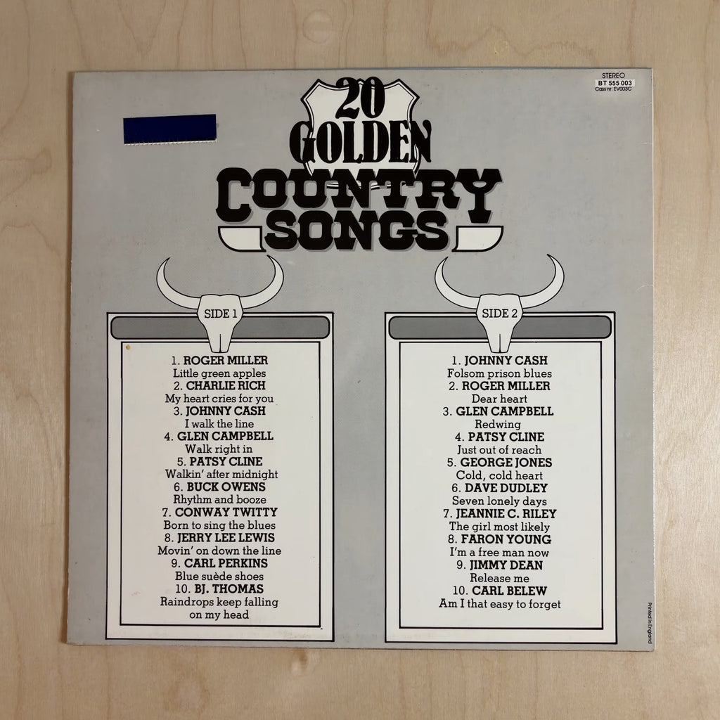 Various – 20 Golden Country Songs