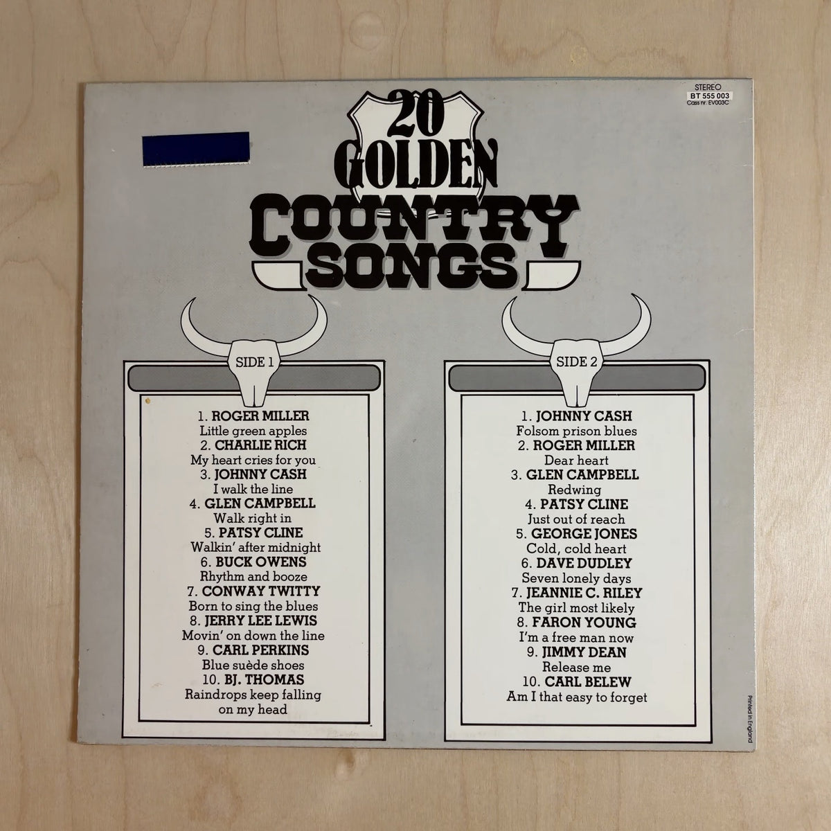Various – 20 Golden Country Songs