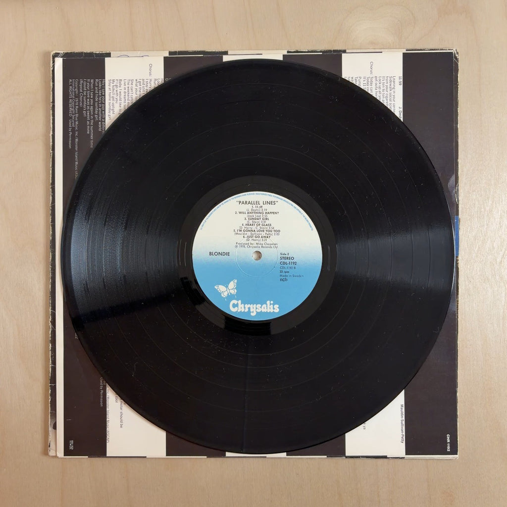 Blondie – Parallel Lines – record label