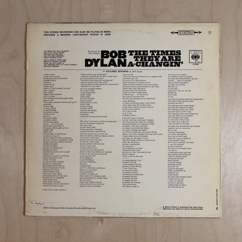 Bob Dylan – The Times They Are A-Changin'