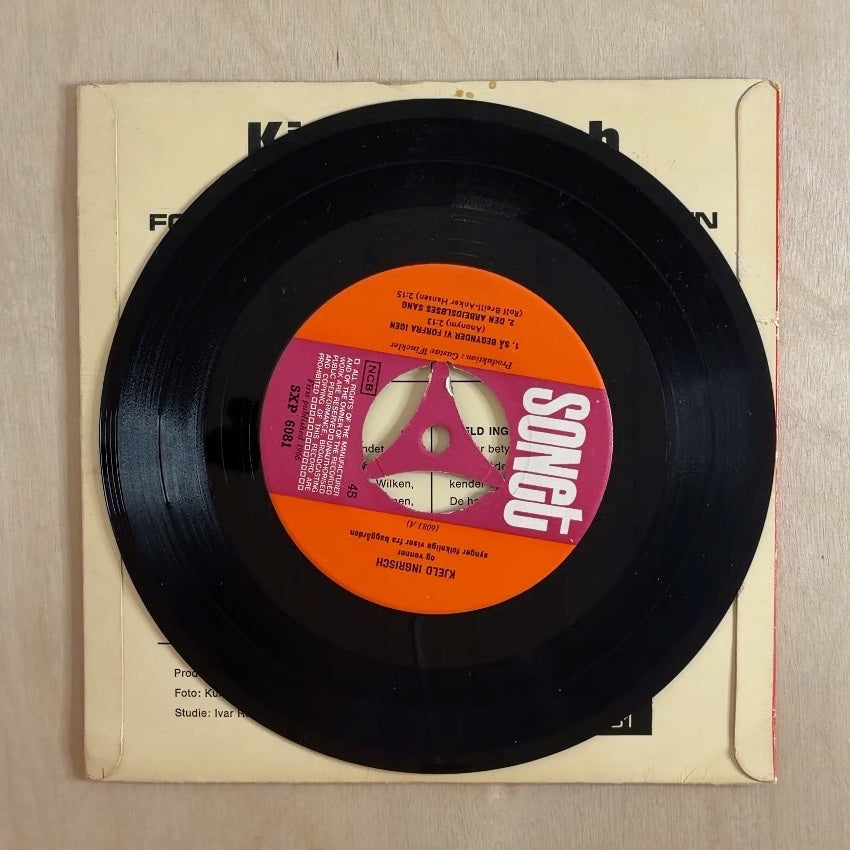 Kjeld Ingrisch – Folkelige Viser Fra Baggården – record label