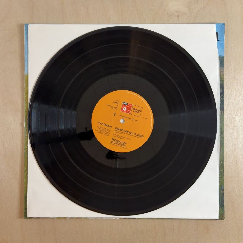 Franz Schubert, Collegium Aureum, Jörg Demus – Forelle-Kvintetten – record label