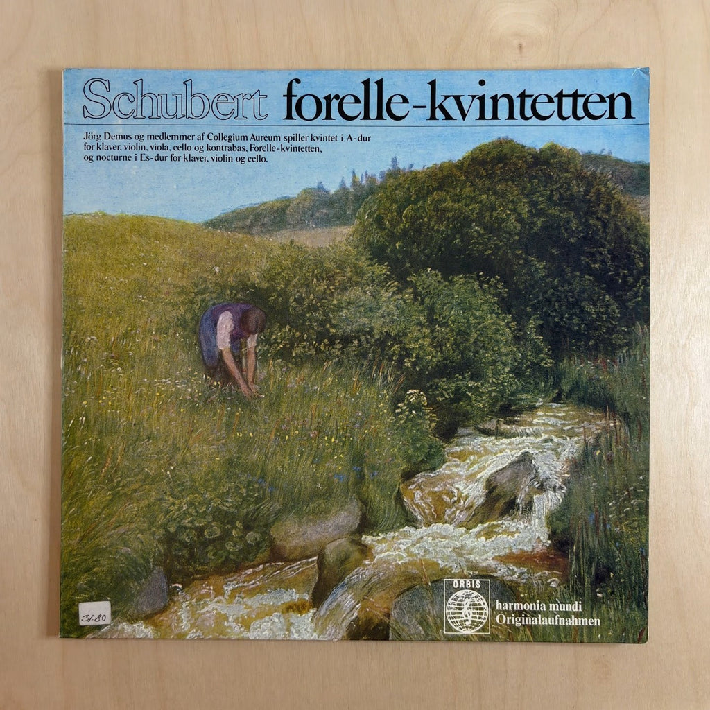 Franz Schubert, Collegium Aureum, Jörg Demus – Forelle-Kvintetten – front cover