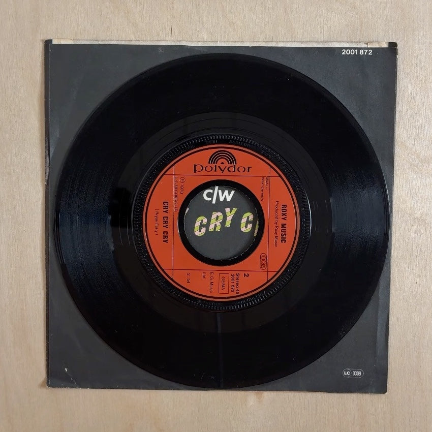 Roxy Music – Dance Away – record label