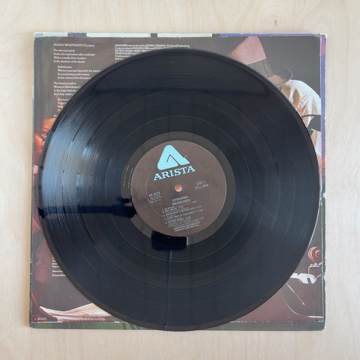 Strawbs – Deadlines – record label