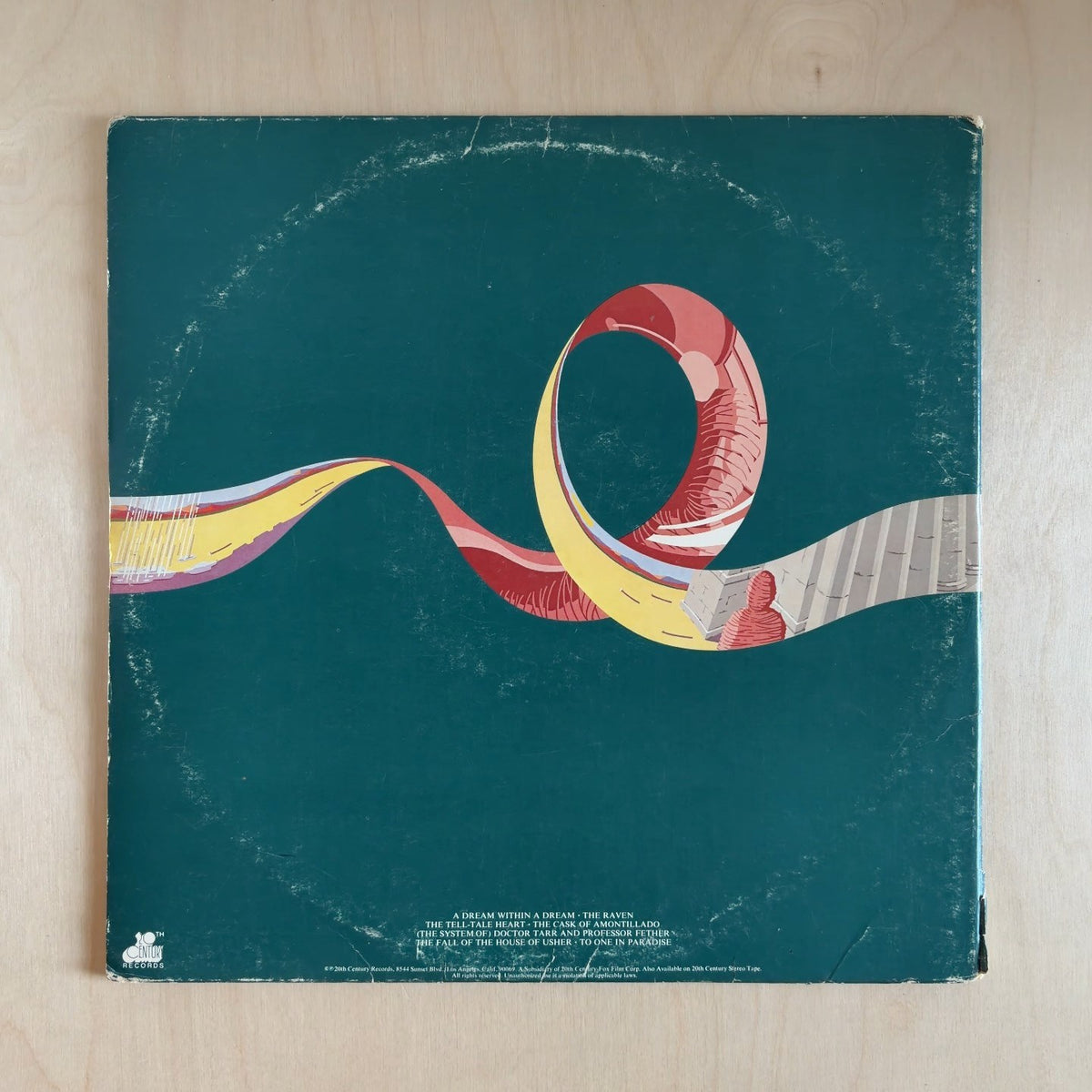 The Alan Parsons Project – Tales Of Mystery And Imagination – back cover