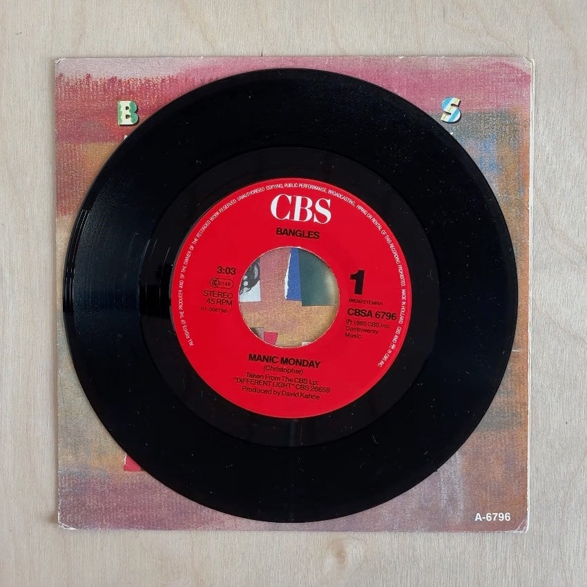 Bangles – Manic Monday – record label