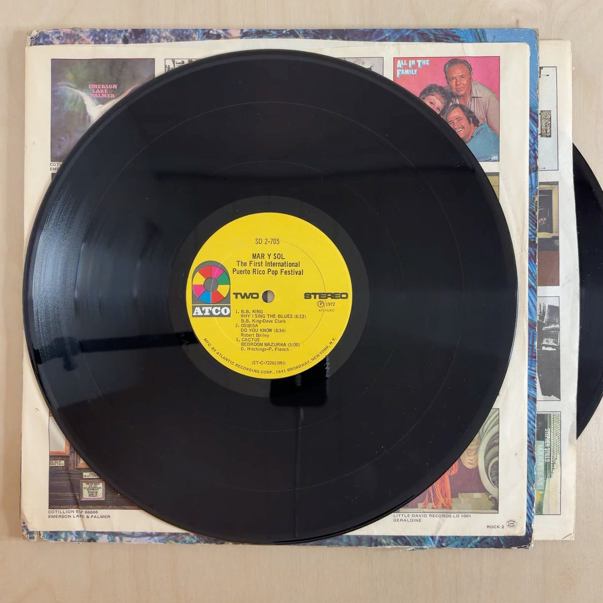 Various – Mar Y Sol - The First International Puerto Rico Pop Festival – record label