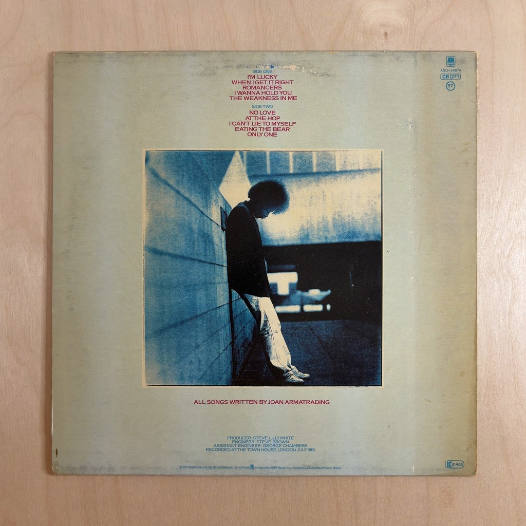 Joan Armatrading – Walk Under Ladders – back cover