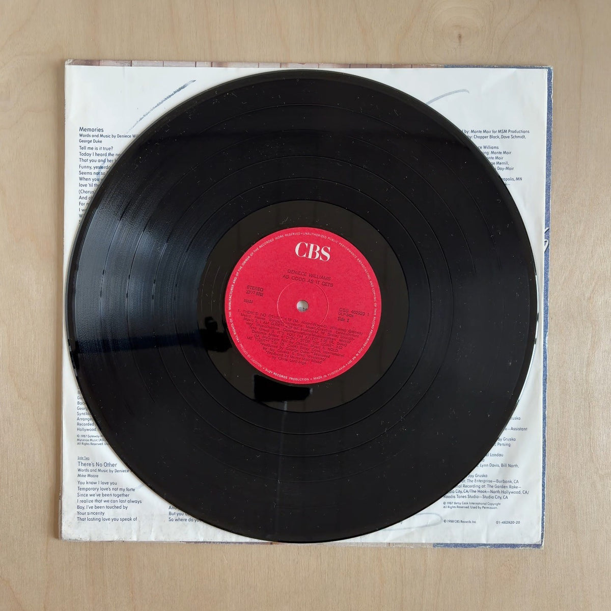 Deniece Williams – As Good As It Gets – record label