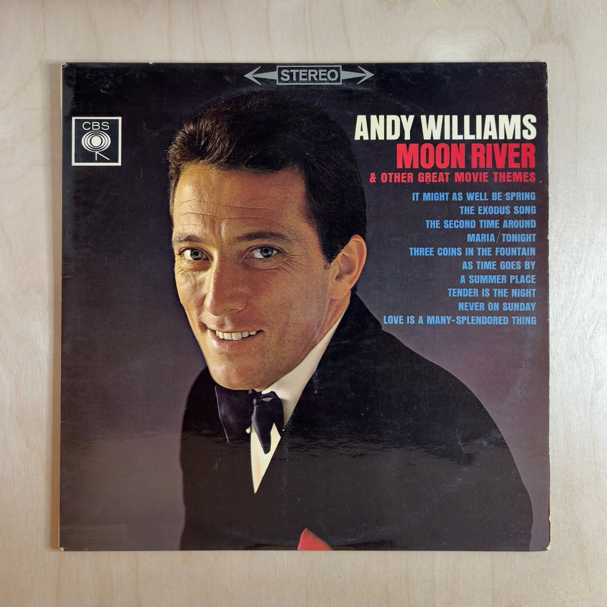 Andy Williams – Moon River & Other Great Movie Themes – front cover