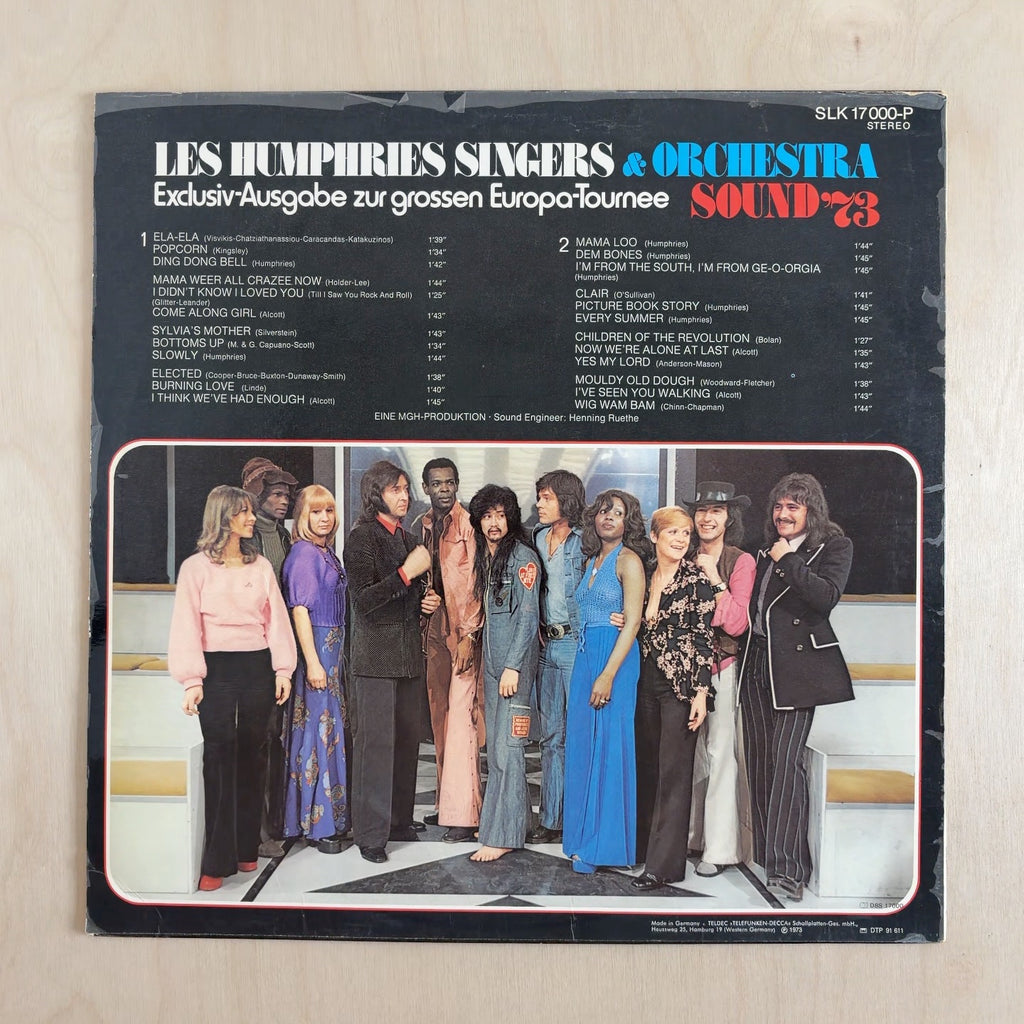 Les Humphries Singers, Orchester Les Humphries – Sound '73 – back cover
