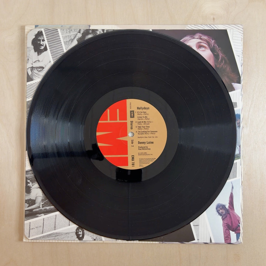 Denny Laine – Holly Days – record label
