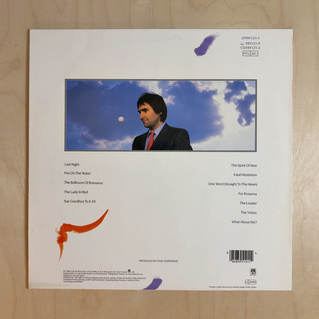 Chris de Burgh – Into The Light – back cover