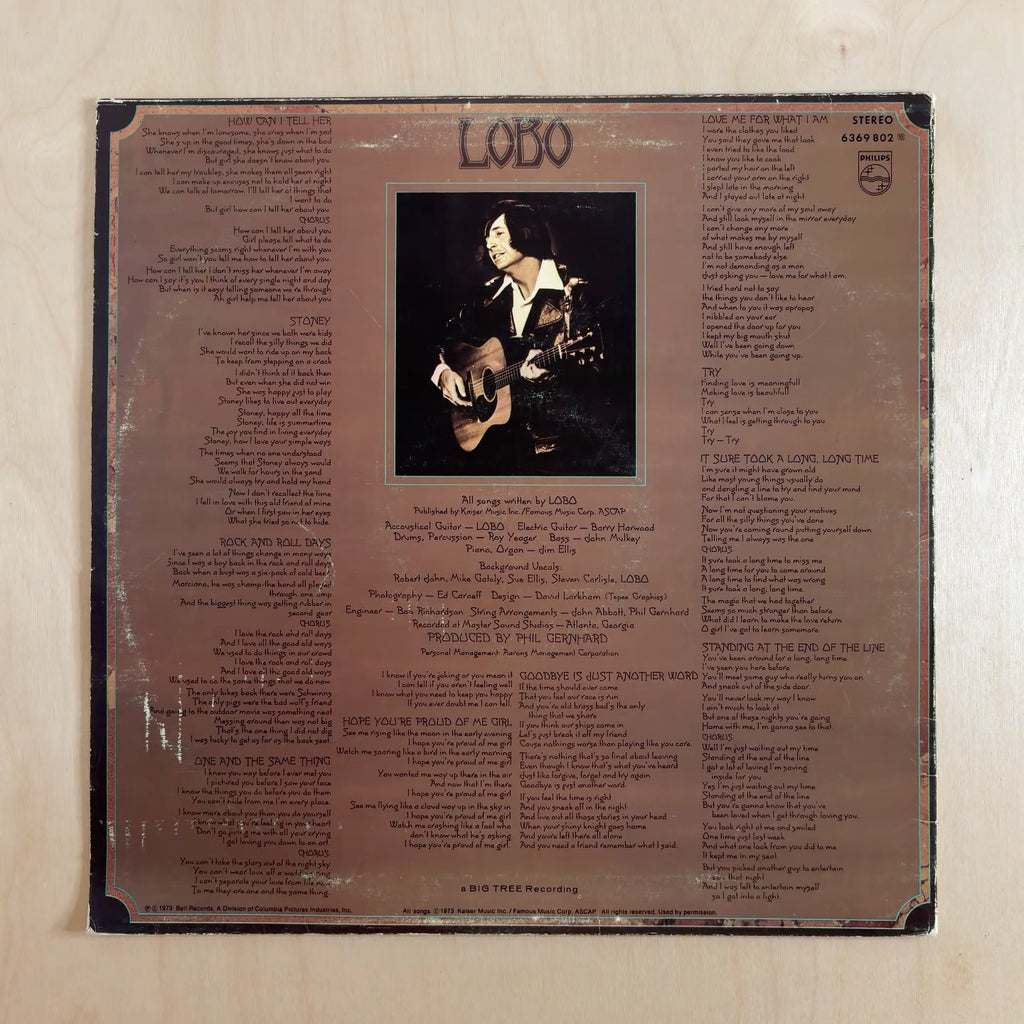 Lobo – Calumet – back cover