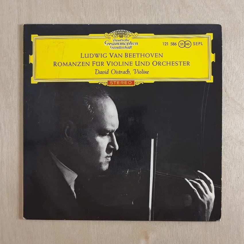 Ludwig Van Beethoven, David Oistrach – Romanzen Für Violine Und Orchester – front cover