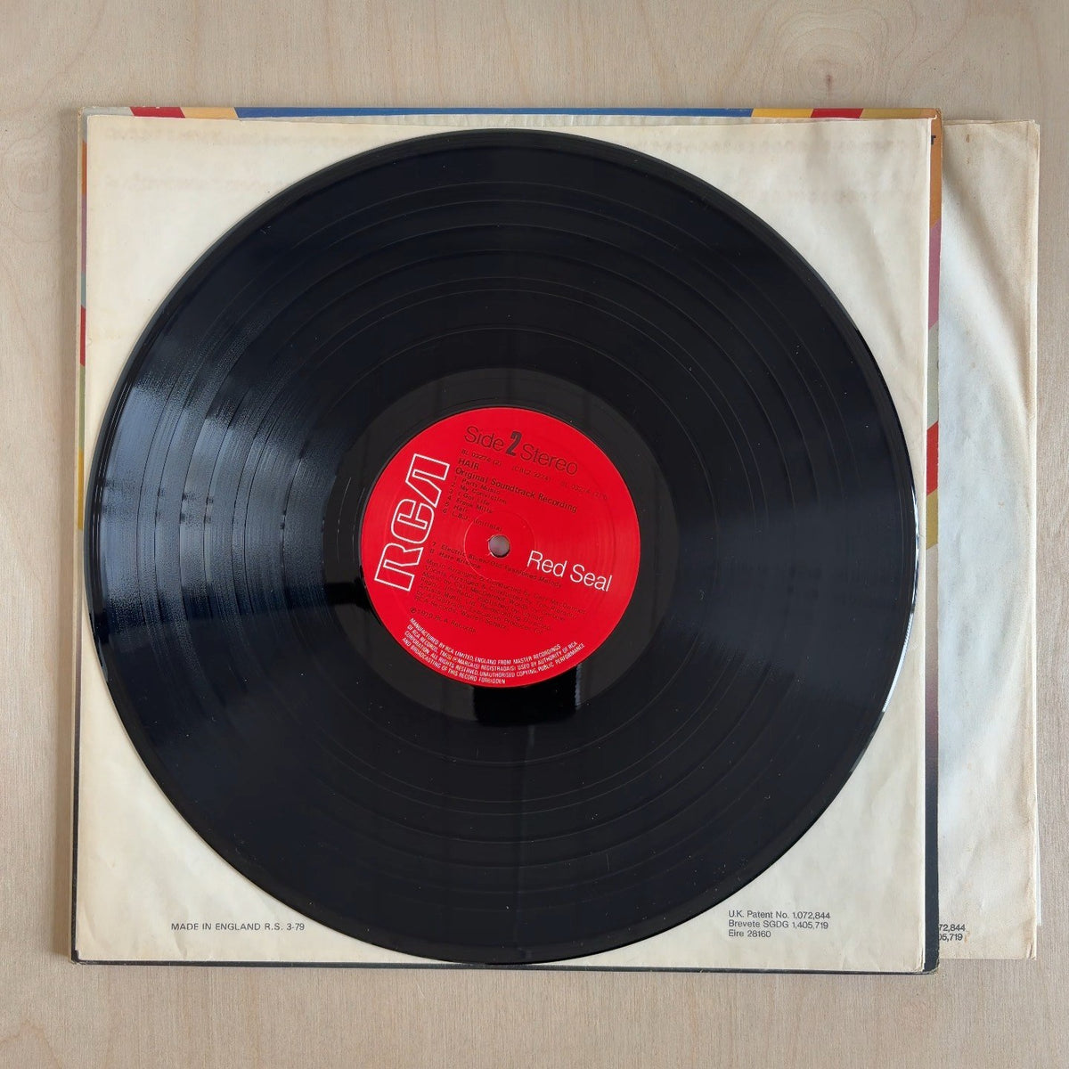 Galt MacDermot – Hair (Original Soundtrack Recording) – record label