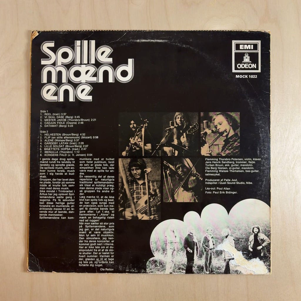 Spillemændene – Rilleræset – back cover