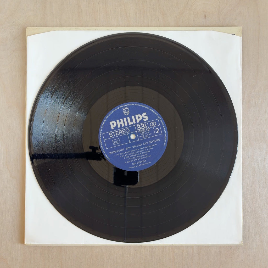 The Crickets – Bubblegum, Bop, Ballad And Boogies – record label