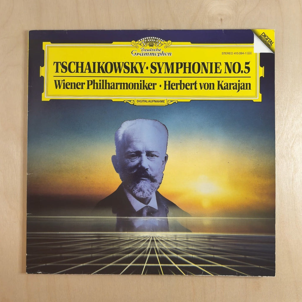 Pyotr Ilyich Tchaikovsky, Wiener Philharmoniker, Herbert von Karajan – Symphonie No.5 – front cover