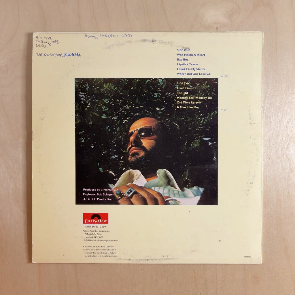 Ringo Starr – Bad Boy – back cover