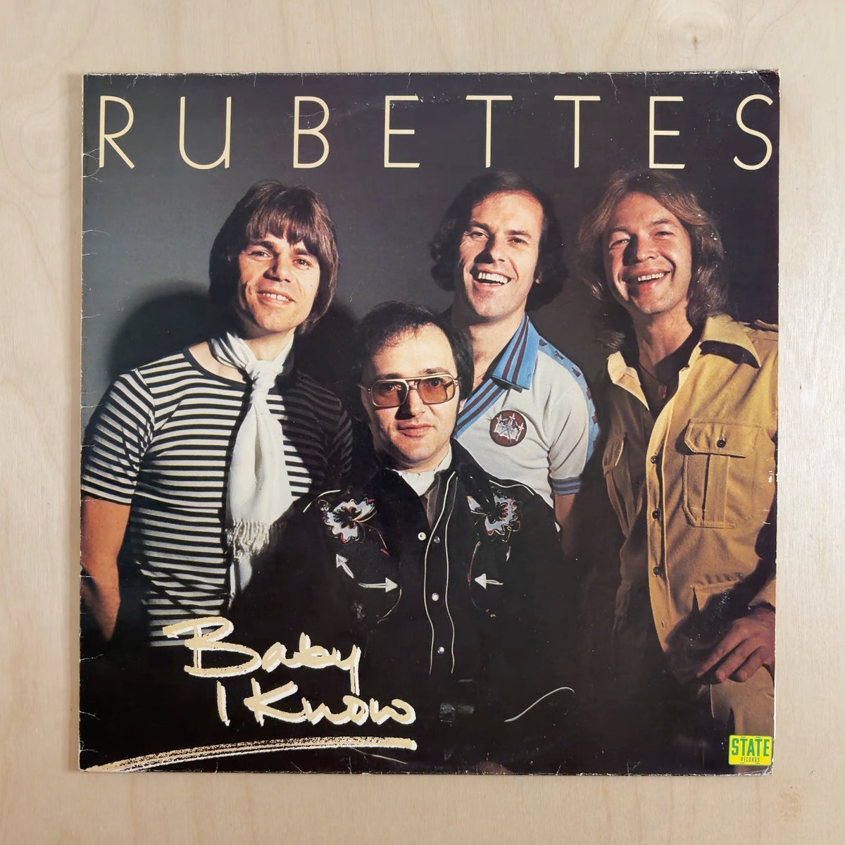 The Rubettes – Baby I Know – front cover
