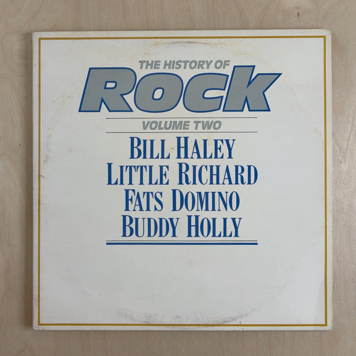 Bill Haley, Little Richard, Fats Domino, Buddy Holly – The History Of Rock (Volume Two) – front cover