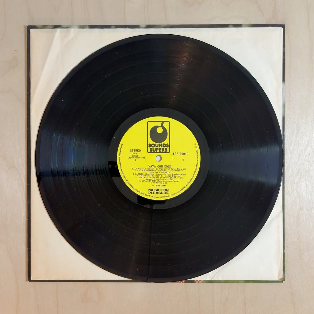 Al Martino – Vaya Con Dios – record label