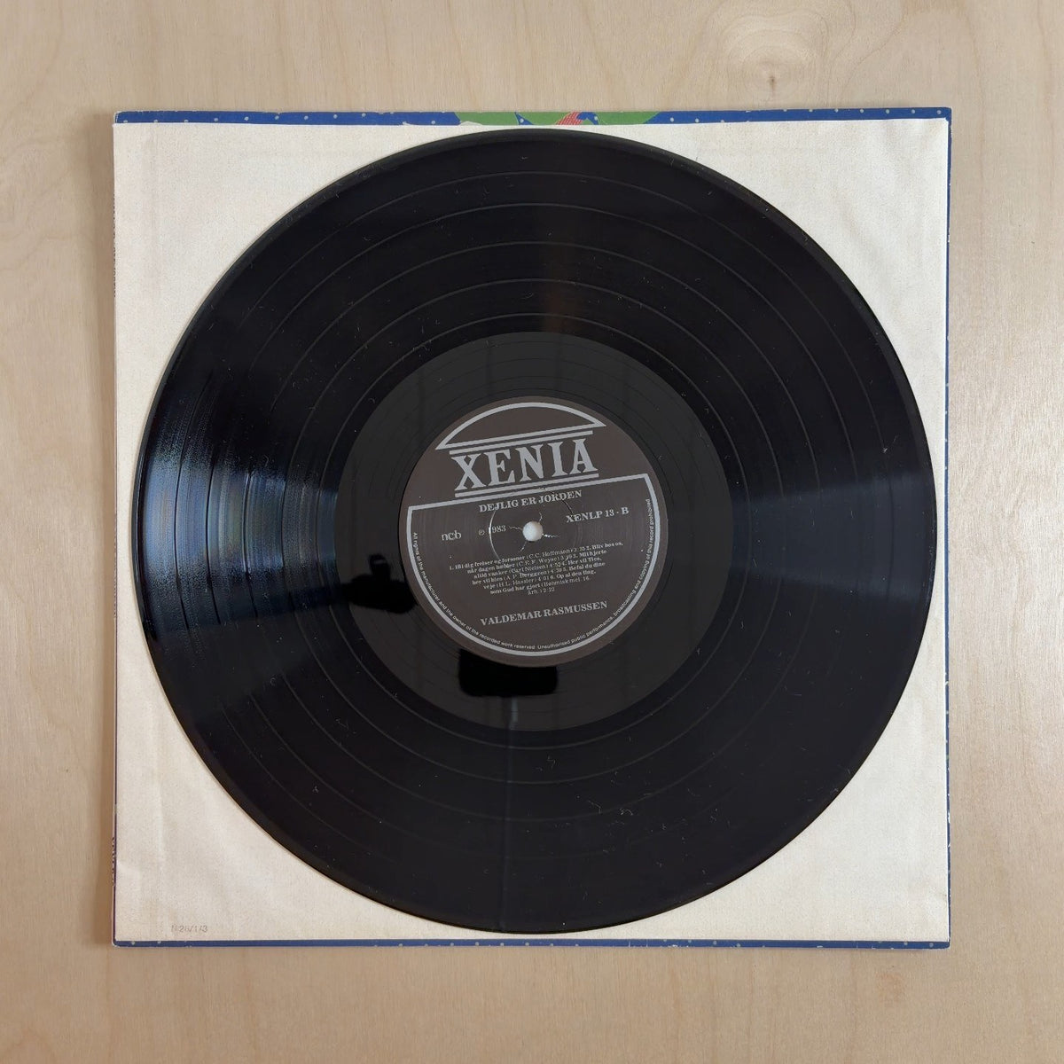 Valdemar Rasmussen – Dejlig Er Jorden – record label