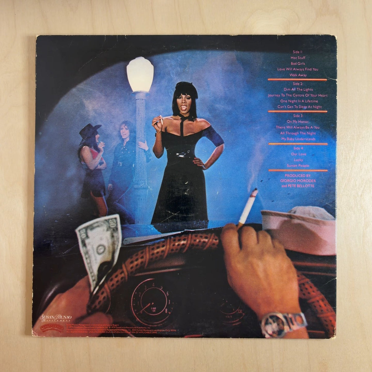 Donna Summer – Bad Girls – back cover