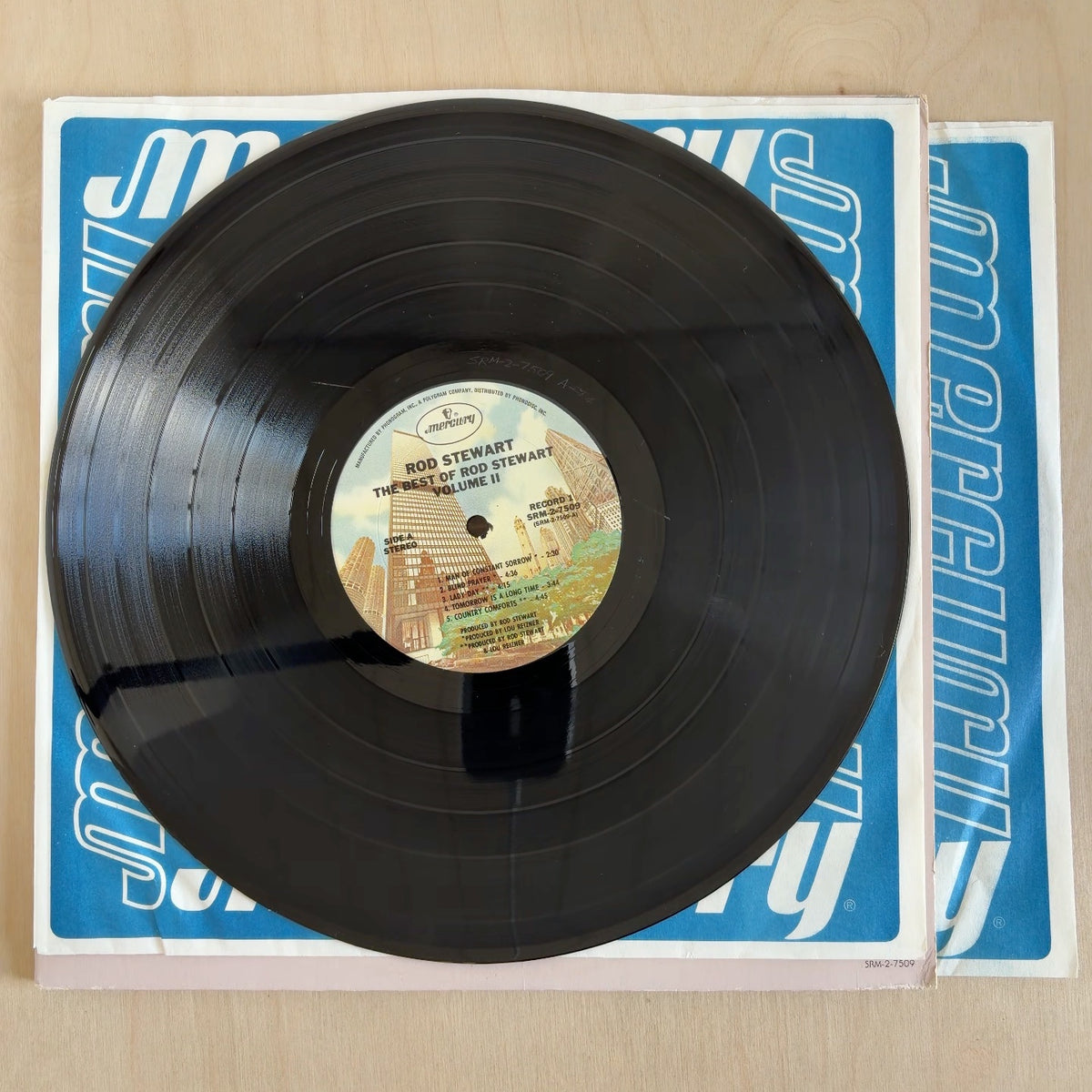Rod Stewart – The Best Of Rod Stewart Vol. 2 – record label