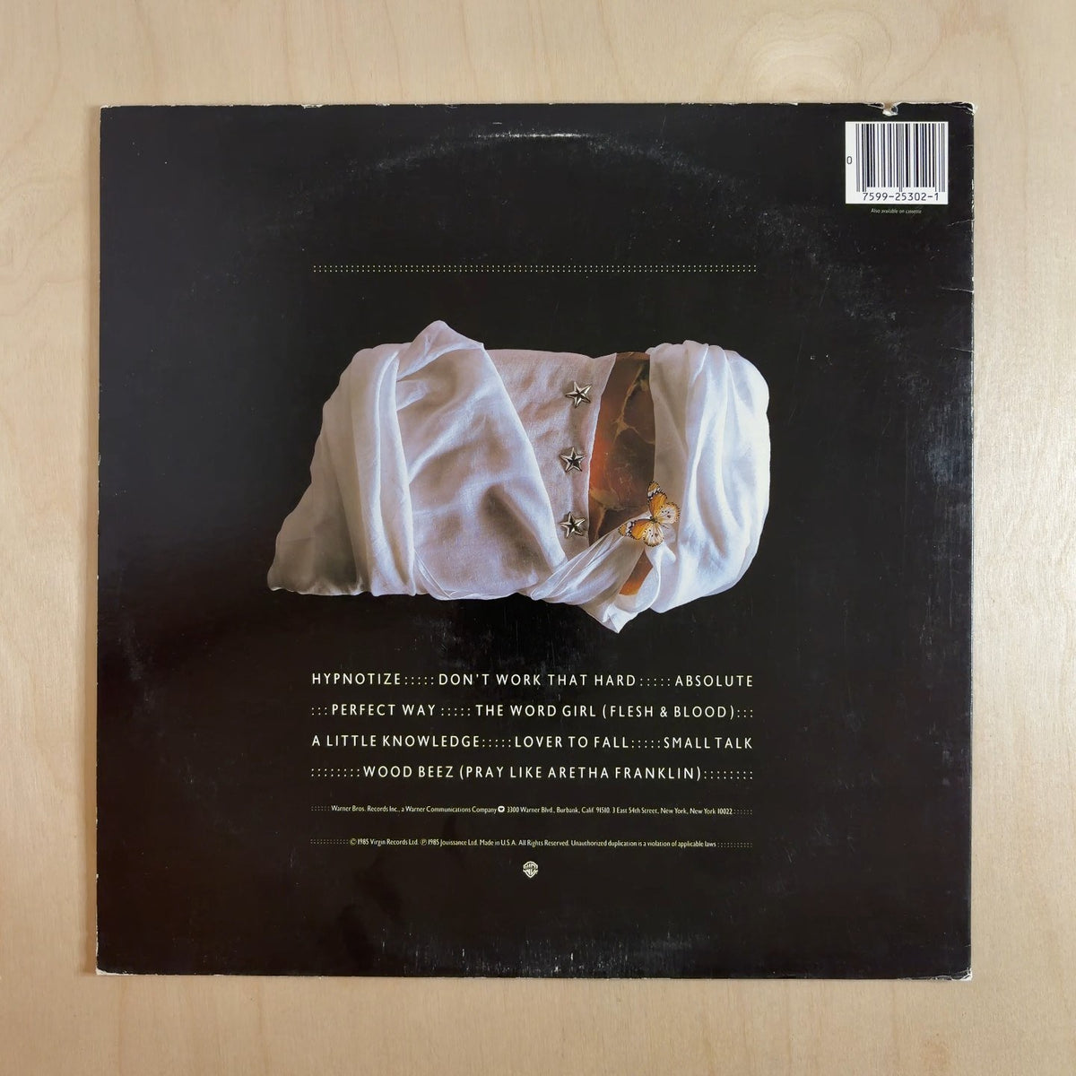 Scritti Politti – Cupid & Psyche 85 – back cover