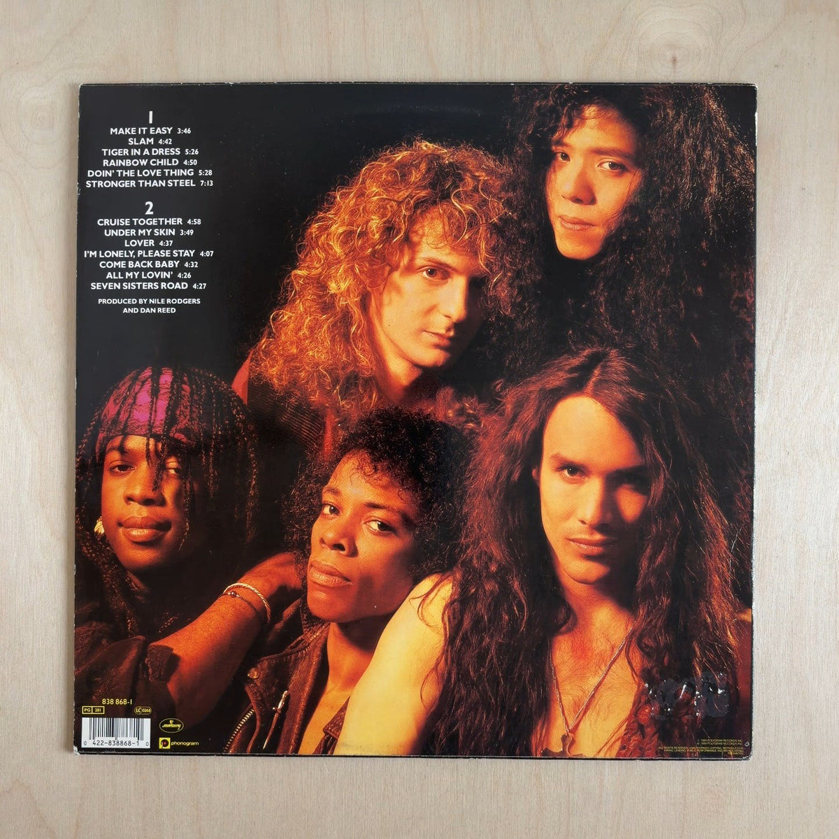 Dan Reed Network – Slam – back cover