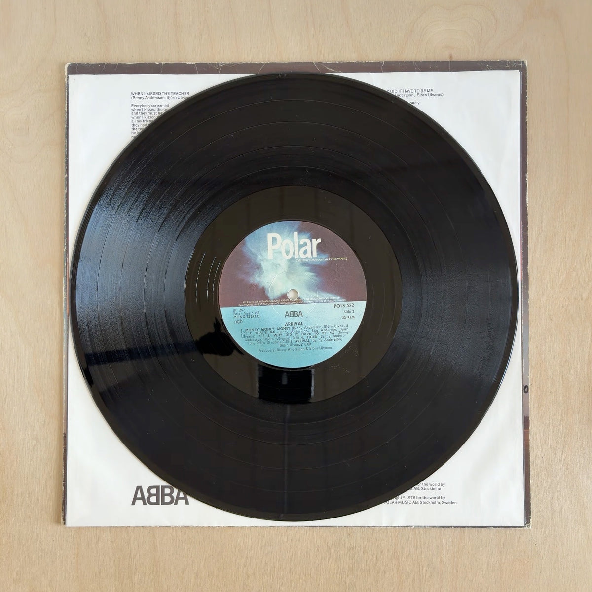 ABBA – Arrival – record label
