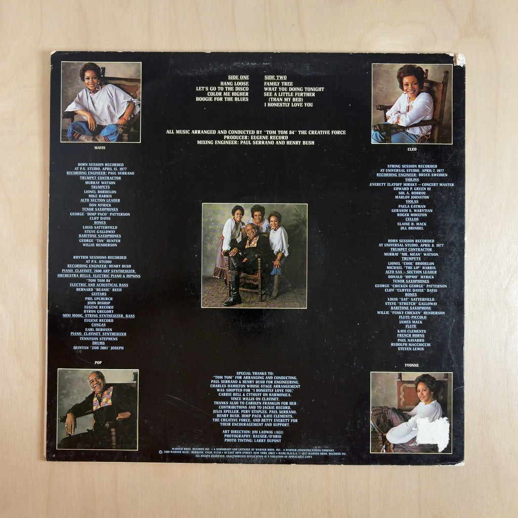 The Staples – Family Tree – back cover