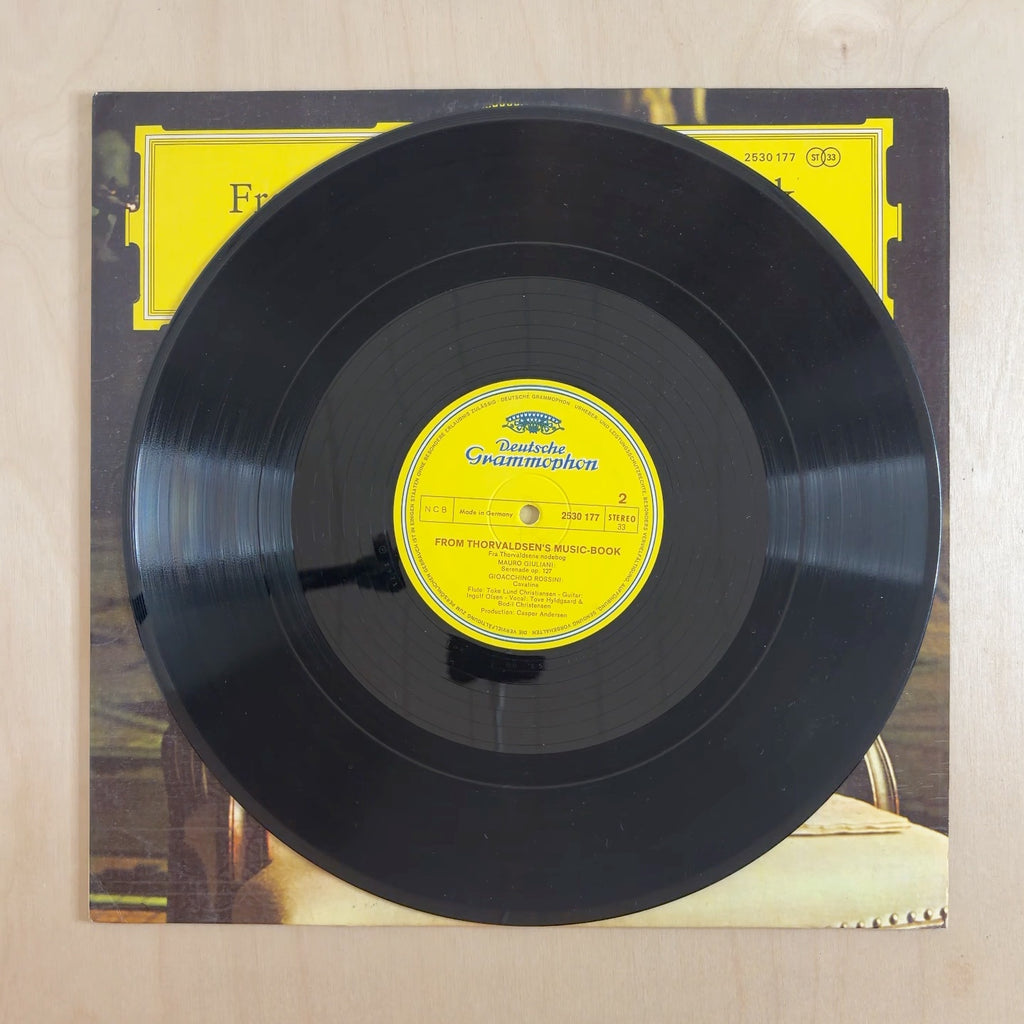 Toke Lund Christiansen, Ingolf Olsen, Tove Hyldgaard, Bodil Christensen – From Thorvaldsen's Music-Book (Fra Thorvaldsens Nodebog) – record label