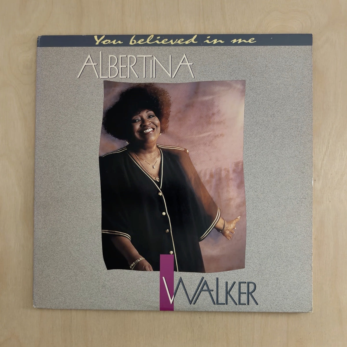 Albertina Walker – You Believed In Me – front cover