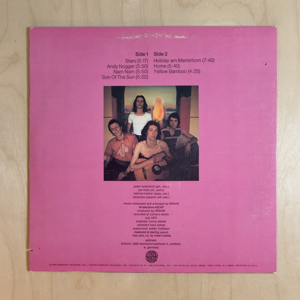 Kraan – Andy Nogger – back cover