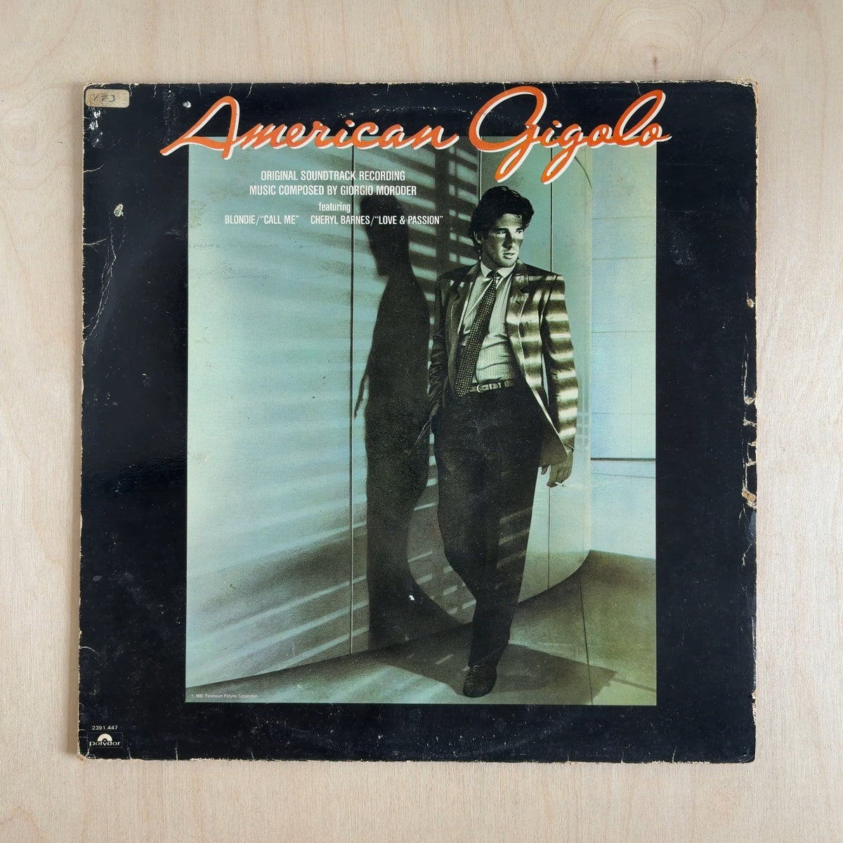Giorgio Moroder – American Gigolo (Original Soundtrack Recording) – front cover