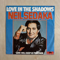Neil Sedaka – Love In The Shadows – front cover