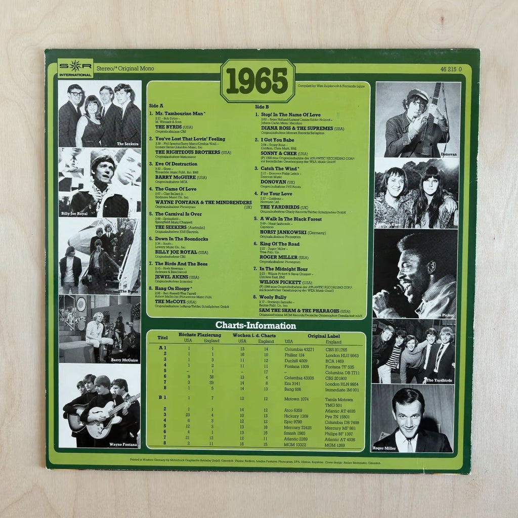 Various – 30 Years Popmusic 1965 – back cover
