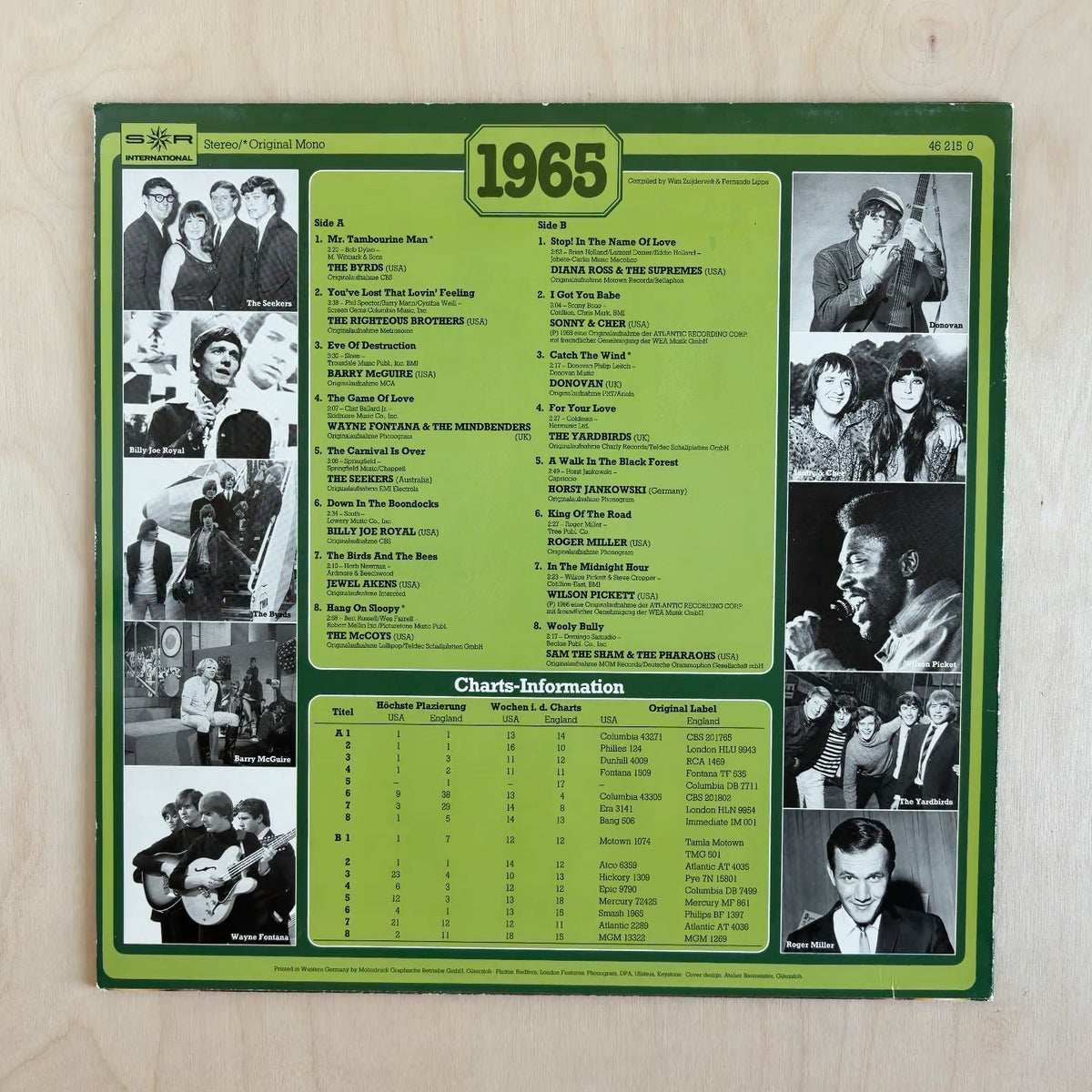 Various – 30 Years Popmusic 1965 – back cover