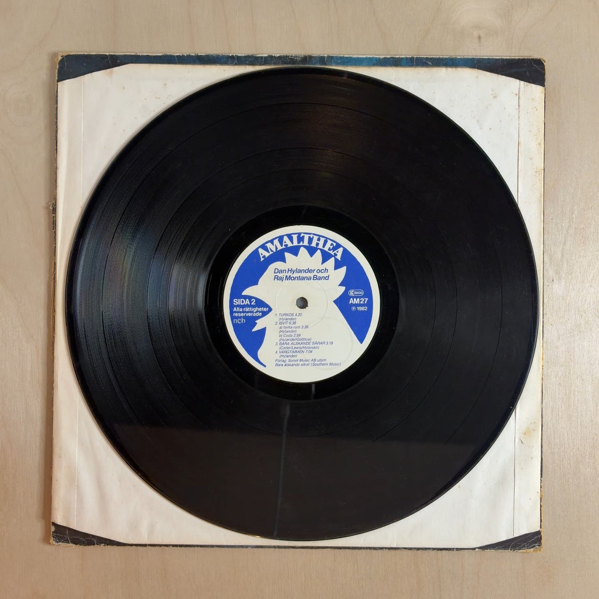 Dan Hylander, Raj Montana Band – Bella Notte – record label